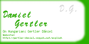 daniel gertler business card